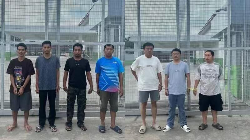 10月27日在金边被抓的7名中柬籍人员，已经被金边市初级法院正式提控并羁押。