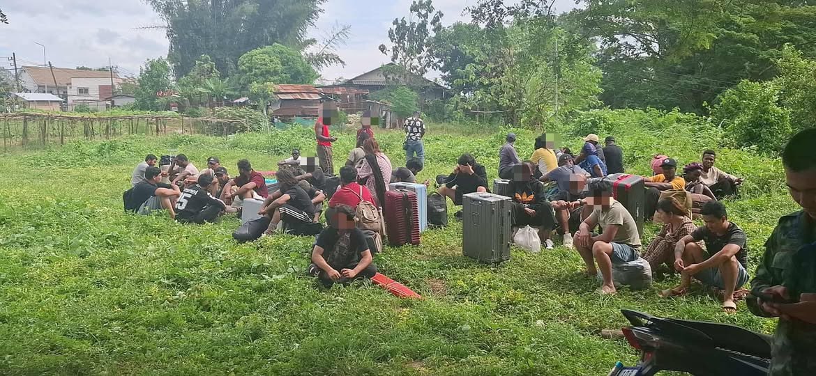 泰军在泰缅边境“70莱”区域查获36名非法入境者 涉及9个国家